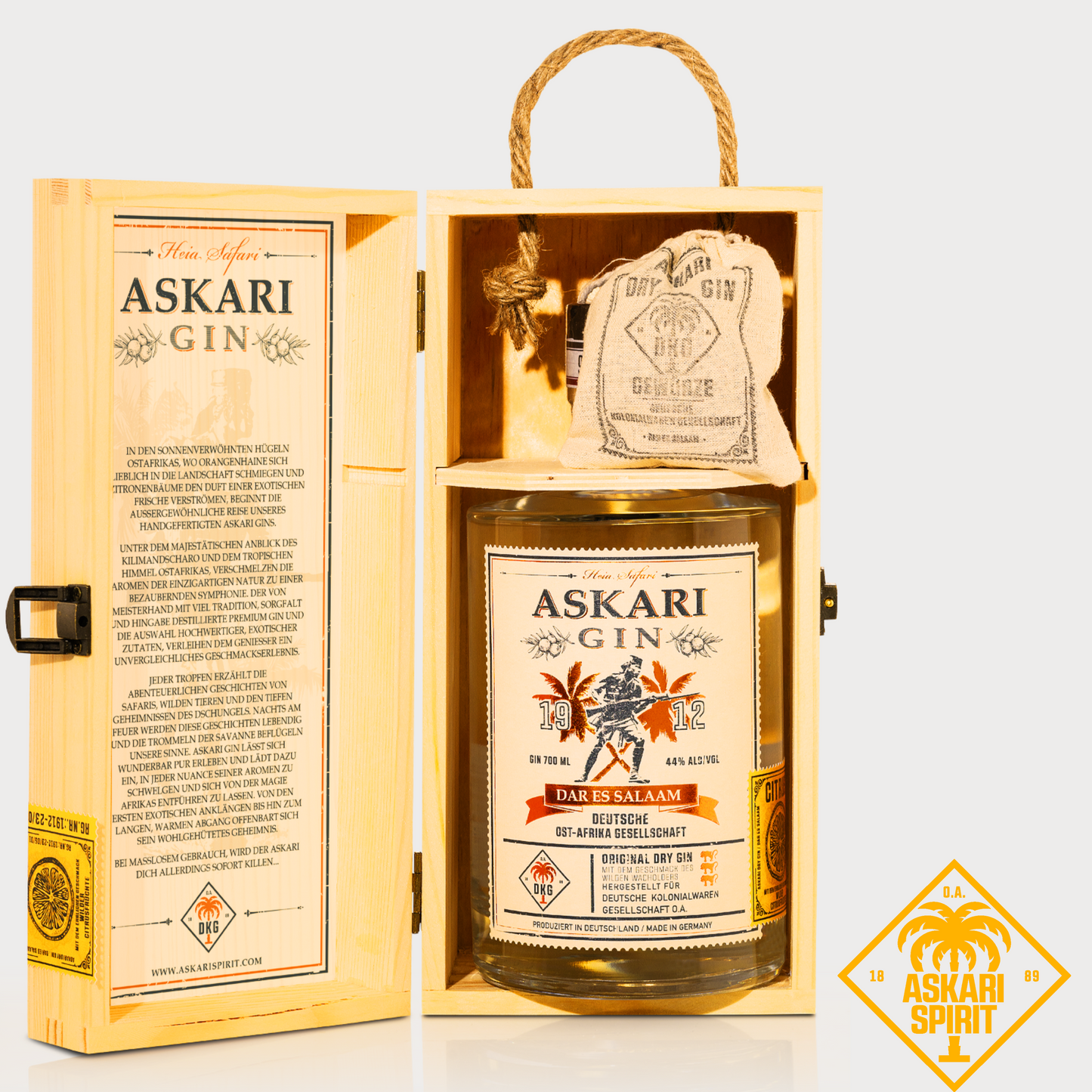 Askari Premium Gin Zitrusfrucht "Limited Edition"